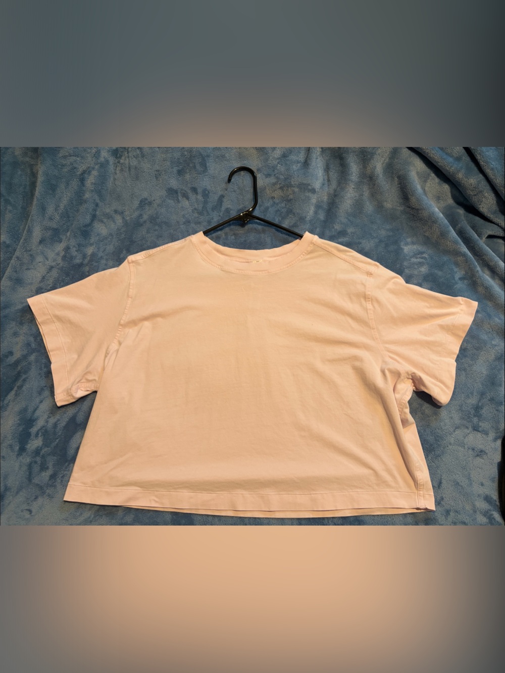 lululemon athletica Women's Cropped Crew Tee - Light Blush